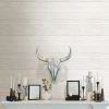NuWallpaper Shiplap White Self Adhesive Wallpaper -Modern Rugs Home 30623543
