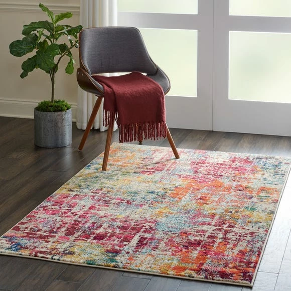 Nourison Pink Celestial Rug 3 Nourison Pink Celestial Rug