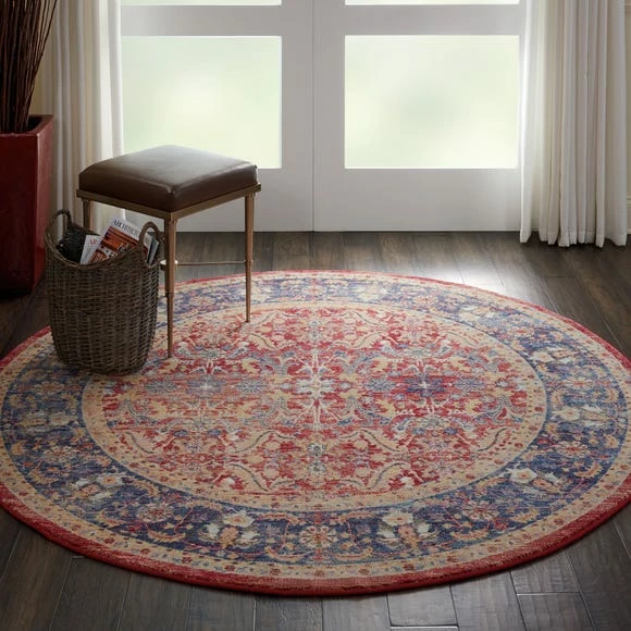 Nourison Ankara Global 2 Round Rug 3 Nourison Ankara Global 2 Round Rug