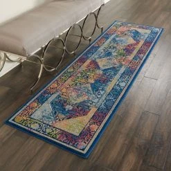 Nourison Ankara Global 4 Runner In Ivory