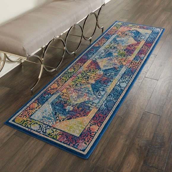 Nourison Ankara Global 4 Runner In Ivory 3 Nourison Ankara Global 4 Runner In Ivory