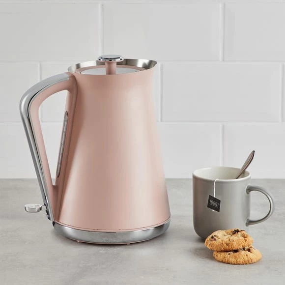 Dunelm Contemporary 1.7L 3kW Blush Pink Jug Kettle 3 Dunelm Contemporary 1.7L 3kW Blush Pink Jug Kettle