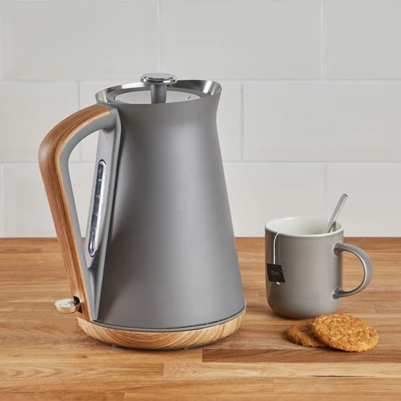 Dunelm Contemporary 1.7L 3kW Matt Grey Jug Kettle 3 Dunelm Contemporary 1.7L 3kW Matt Grey Jug Kettle