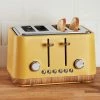 Dunelm Contemporary 4 Slice Ochre Yellow Toaster 1 Dunelm Contemporary 4 Slice Ochre Yellow Toaster -Modern Rugs Home 30662542