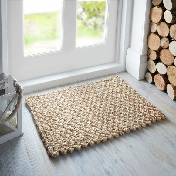 Dunelm Natural Chunky Jute Woven Doormat 3 Dunelm Natural Chunky Jute Woven Doormat