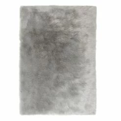 Flair Faux Fur Grey Sheepskin Rug 11 Flair Faux Fur Grey Sheepskin Rug -Modern Rugs Home 30673029 alt04