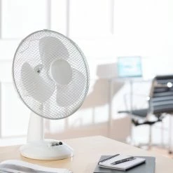 Dunelm 12" White Desk Fan