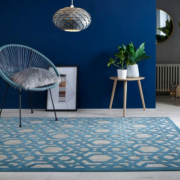 Dunelm Oro Geometric Indoor Outdoor Rug 3 Dunelm Oro Geometric Indoor Outdoor Rug