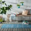 Dunelm Oro Geometric Indoor Outdoor Runner -Modern Rugs Home 30678441