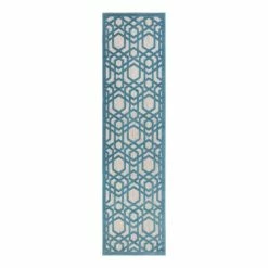 Dunelm Oro Geometric Indoor Outdoor Runner 8 Dunelm Oro Geometric Indoor Outdoor Runner -Modern Rugs Home 30678441 alt02