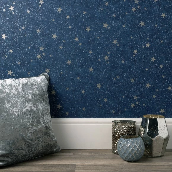 Crown Wallpaper Starlight Navy Wallpaper 3 Crown Wallpaper Starlight Navy Wallpaper