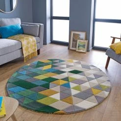 Flair Prism Wool Circle Rug