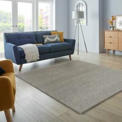 Dunelm Pebble Square Rug