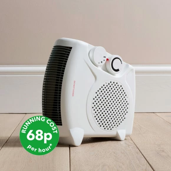 Dunelm 2000W Flat Fan Heater 3 Dunelm 2000W Flat Fan Heater