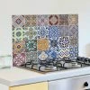 Fine Décor Wallpaper Azulejos Multicoloured Self Adhesive Kitchen Panel 1 Fine Décor Wallpaper Azulejos Multicoloured Self Adhesive Kitchen Panel -Modern Rugs Home 30704061