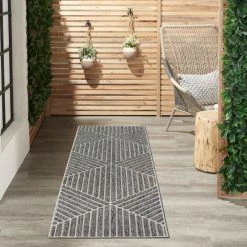 Nourison Cozumel Stripe Indoor Outdoor Runner 7 Nourison Cozumel Stripe Indoor Outdoor Runner -Modern Rugs Home 30705999 alt02