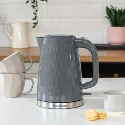 Russell Hobbs Honeycomb Kettle Grey 11 Russell Hobbs Honeycomb Kettle Grey -Modern Rugs Home 30713877 alt03