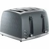 Russell Hobbs Honeycomb 4 Slice Toaster Grey 2 Russell Hobbs Honeycomb 4 Slice Toaster Grey -Modern Rugs Home 30713880