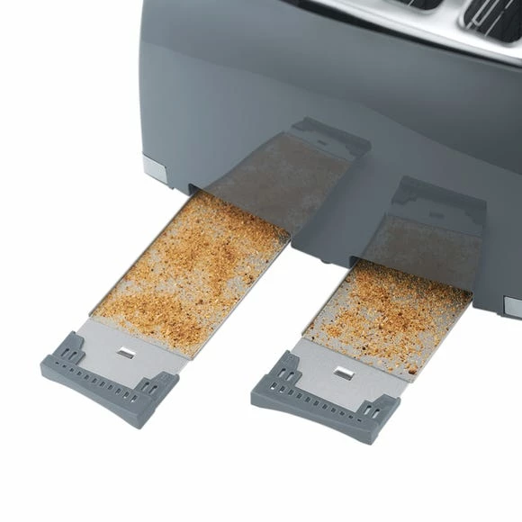 Russell Hobbs Honeycomb 4 Slice Toaster Grey 7 Russell Hobbs Honeycomb 4 Slice Toaster Grey - Image 5