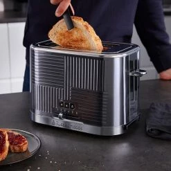 Russell Hobbs Geo Steel 2 Slice Toaster 13 Russell Hobbs Geo Steel 2 Slice Toaster -Modern Rugs Home 30714031 alt05