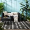 Dunelm Arya Stripe Indoor Outdoor Rug -Modern Rugs Home 30715004