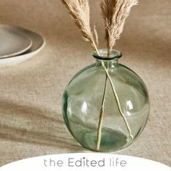 The Edited Life Recycled Glass Bottle Vase