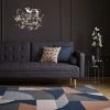 Dunelm Exclusive Ren Geometric Wool Rug -Modern Rugs Home 30718316
