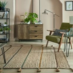 Dunelm Exclusive Braided Flatweave Rug
