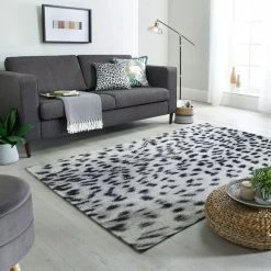 Dunelm Exclusive Wilder Leopard Rug