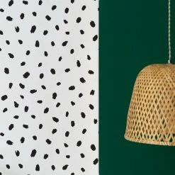 Dunelm Spot Monochrome Wallpaper 10 Dunelm Spot Monochrome Wallpaper -Modern Rugs Home 30723980 alt02