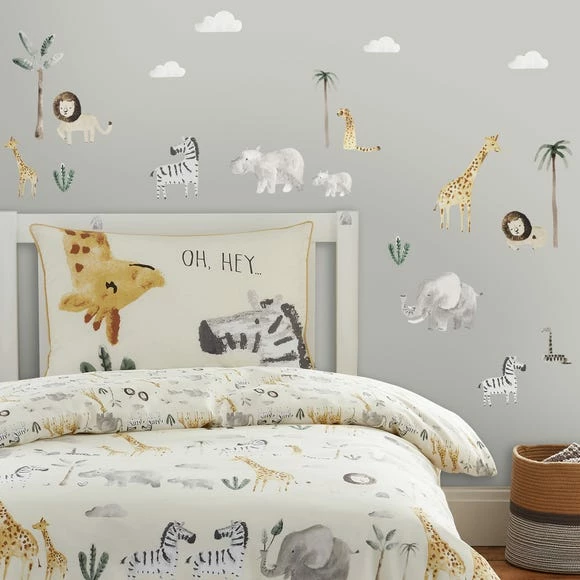 Dunelm Safari Natural Medium Wall Stickers 3 Dunelm Safari Natural Medium Wall Stickers