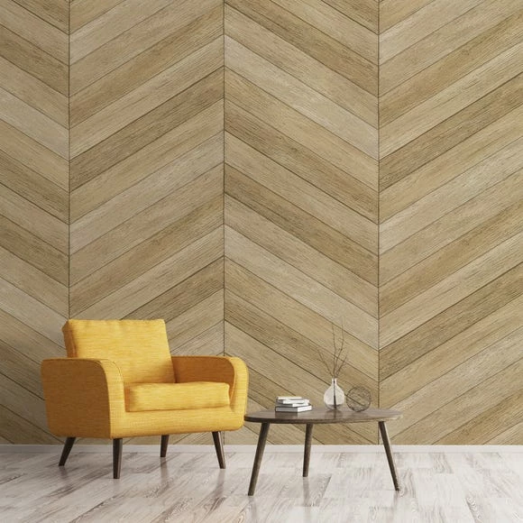 Dunelm Chevron Wood Mural 3 Dunelm Chevron Wood Mural