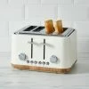 Dunelm Contemporary Cream 4 Slice Toaster 1 Dunelm Contemporary Cream 4 Slice Toaster -Modern Rugs Home 30724263