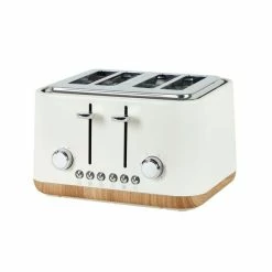 Dunelm Contemporary Cream 4 Slice Toaster 7 Dunelm Contemporary Cream 4 Slice Toaster -Modern Rugs Home 30724263 alt02