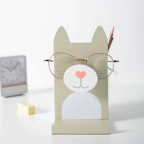 Dunelm Wooden Glasses Holder Cat 4 Dunelm Wooden Glasses Holder Cat - Image 2