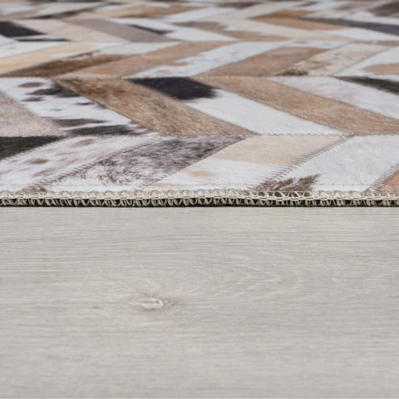 Dunelm Jesse Faux Cowhide Rug 6 Dunelm Jesse Faux Cowhide Rug - Image 4