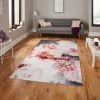 Think Rugs Michelle Collins Floral Rose And Black Rug 1 Think Rugs Michelle Collins Floral Rose And Black Rug -Modern Rugs Home 30736939