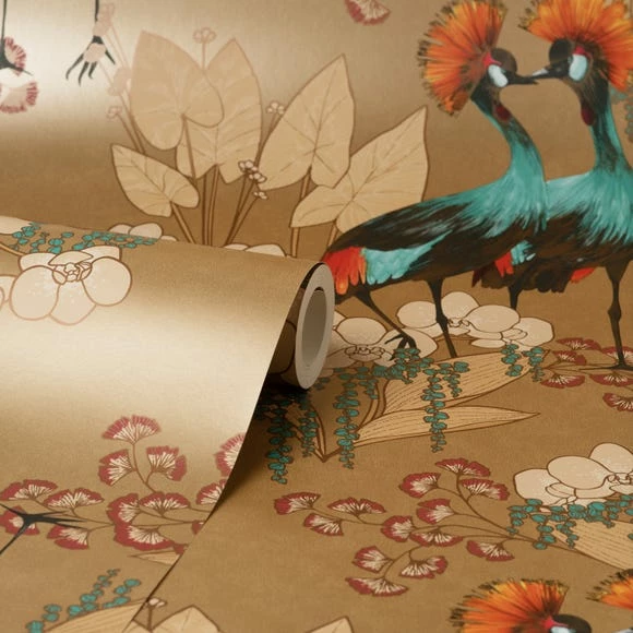 Dunelm Mariba Ochre Wallpaper 6 Dunelm Mariba Ochre Wallpaper - Image 4