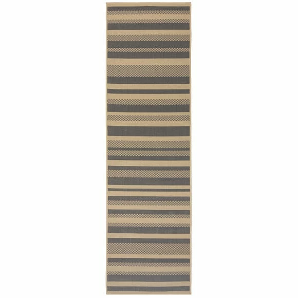 Dunelm Stripe Indoor Outdoor Runner 4 Dunelm Stripe Indoor Outdoor Runner - Image 2