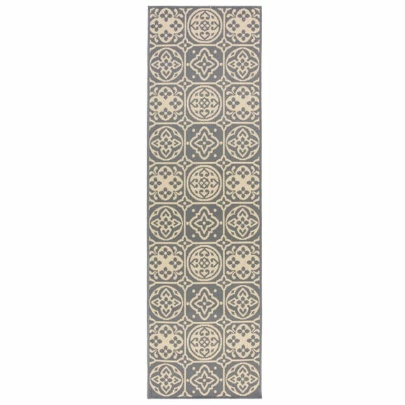 Dunelm Tile Indoor Outdoor Runner 4 Dunelm Tile Indoor Outdoor Runner - Image 2