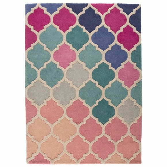 Dunelm Rosella Geometric Rug 4 Dunelm Rosella Geometric Rug - Image 2