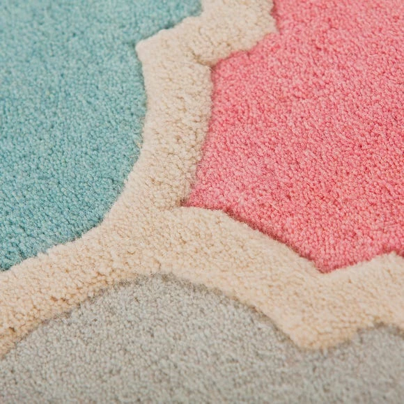 Dunelm Rosella Geometric Rug 6 Dunelm Rosella Geometric Rug - Image 4