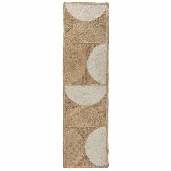 Dunelm Curves Jute Runner 4 Dunelm Curves Jute Runner - Image 2