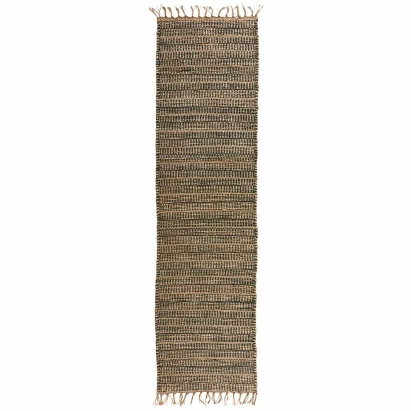 Dunelm Clio Jute Cotton Runner 4 Dunelm Clio Jute Cotton Runner - Image 2