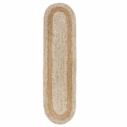 Dunelm Wistow Jute Oval Runner -Modern Rugs Home 30748934 alt01