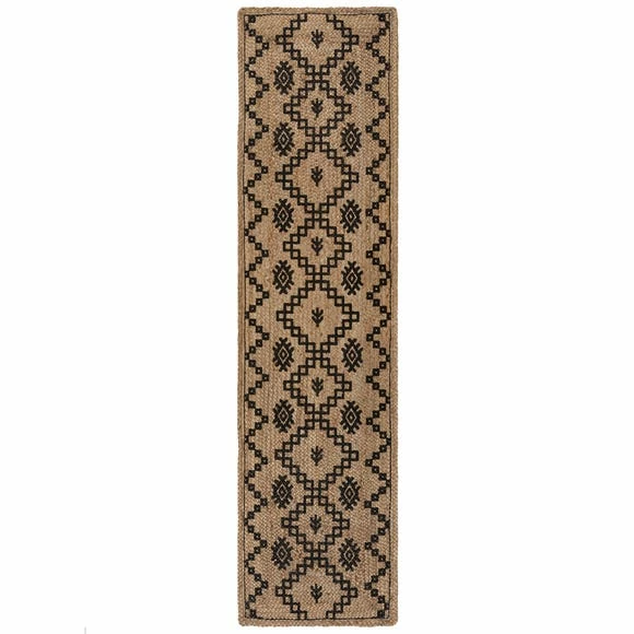 Dunelm Habib Printed Jute Braid Runner 4 Dunelm Habib Printed Jute Braid Runner - Image 2