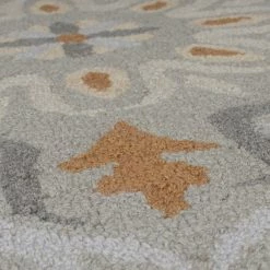 Dunelm Larch Wool Scallop Circle Rug 9 Dunelm Larch Wool Scallop Circle Rug -Modern Rugs Home 30748959 alt02