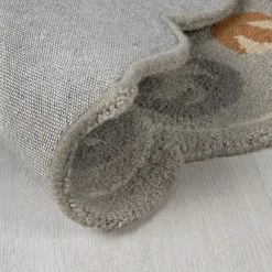 Dunelm Larch Wool Scallop Circle Rug 11 Dunelm Larch Wool Scallop Circle Rug -Modern Rugs Home 30748959 alt04