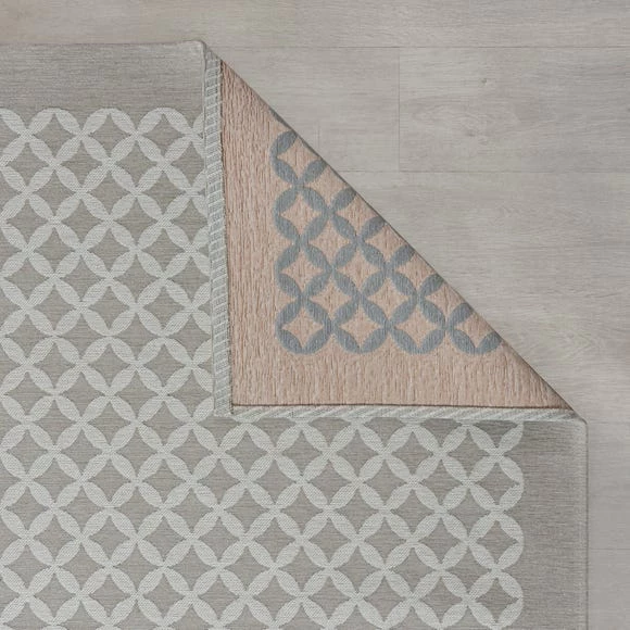 Dunelm Purity Trellis Flatweave Rug 7 Dunelm Purity Trellis Flatweave Rug - Image 5