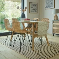 Dunelm Linear Indoor Outdoor Rug